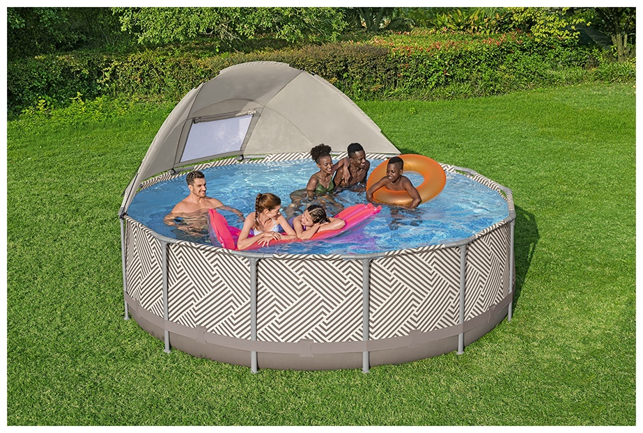 Бассейн каркасный Bestway 561FY, 396x396x107 см