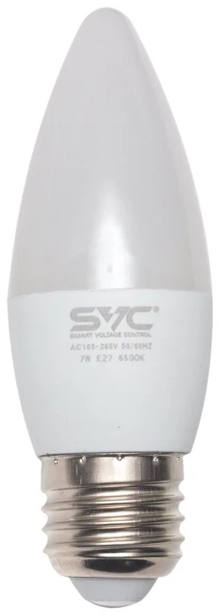 Лампочка SVC C35-7W-E27-6500K 1 шт