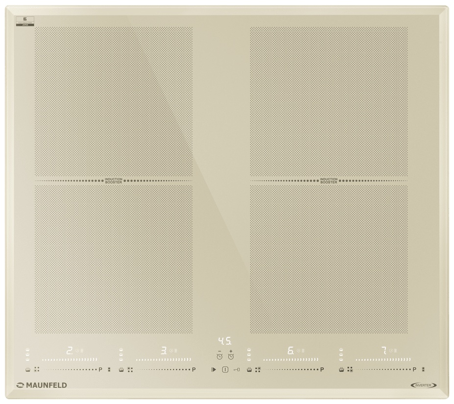 Варочная поверхность MAUNFELD CVI594SF2BG LUX Inverter бежевый