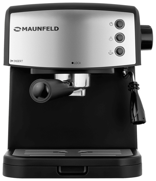 Кофемашина MAUNFELD MF-734BK черный, серый
