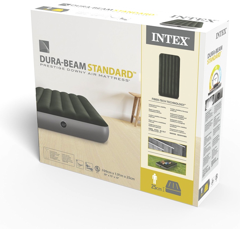 Матрас Intex 64107, 191x99x25 см, насос отсутствует