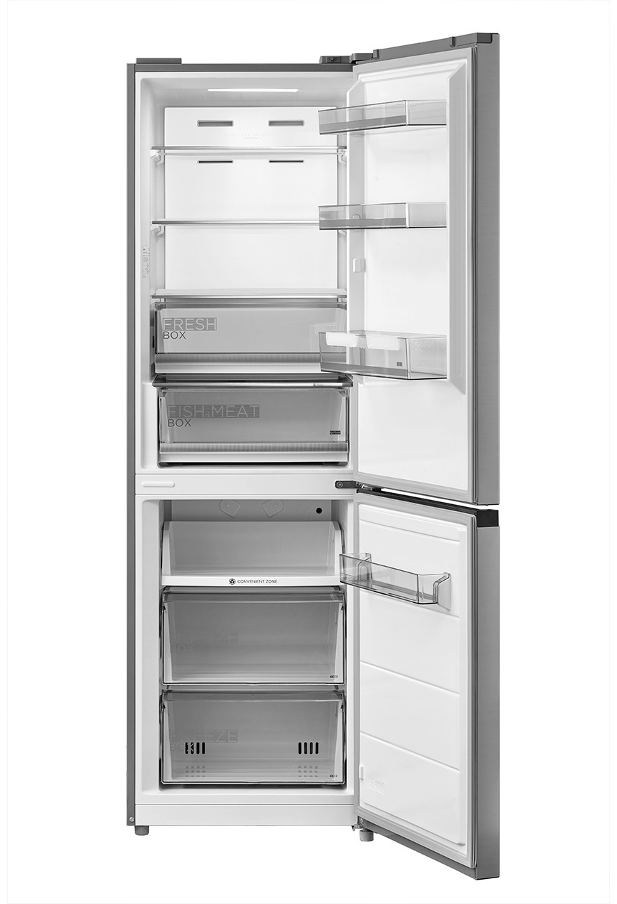 Холодильник Midea MDRB470MGF46O стальной