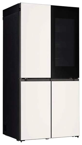 Холодильник LG GR-X24FQEKM, бежевый