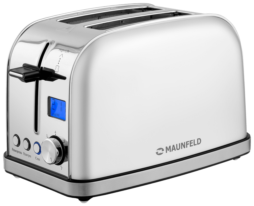 Тостер MAUNFELD MF-821WH белый