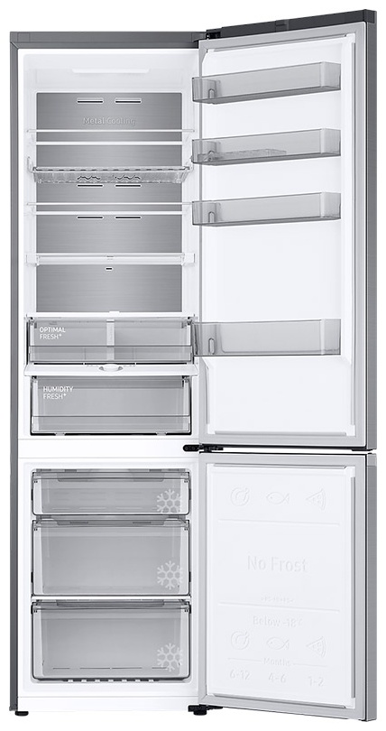 Холодильник Samsung RB38C776DS9/WT серый