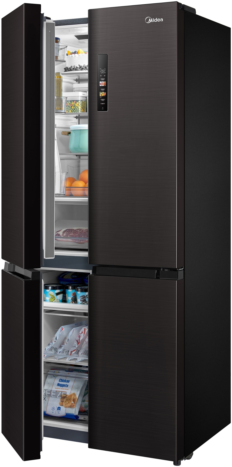 Холодильник Midea MDRM691MIE28 черный