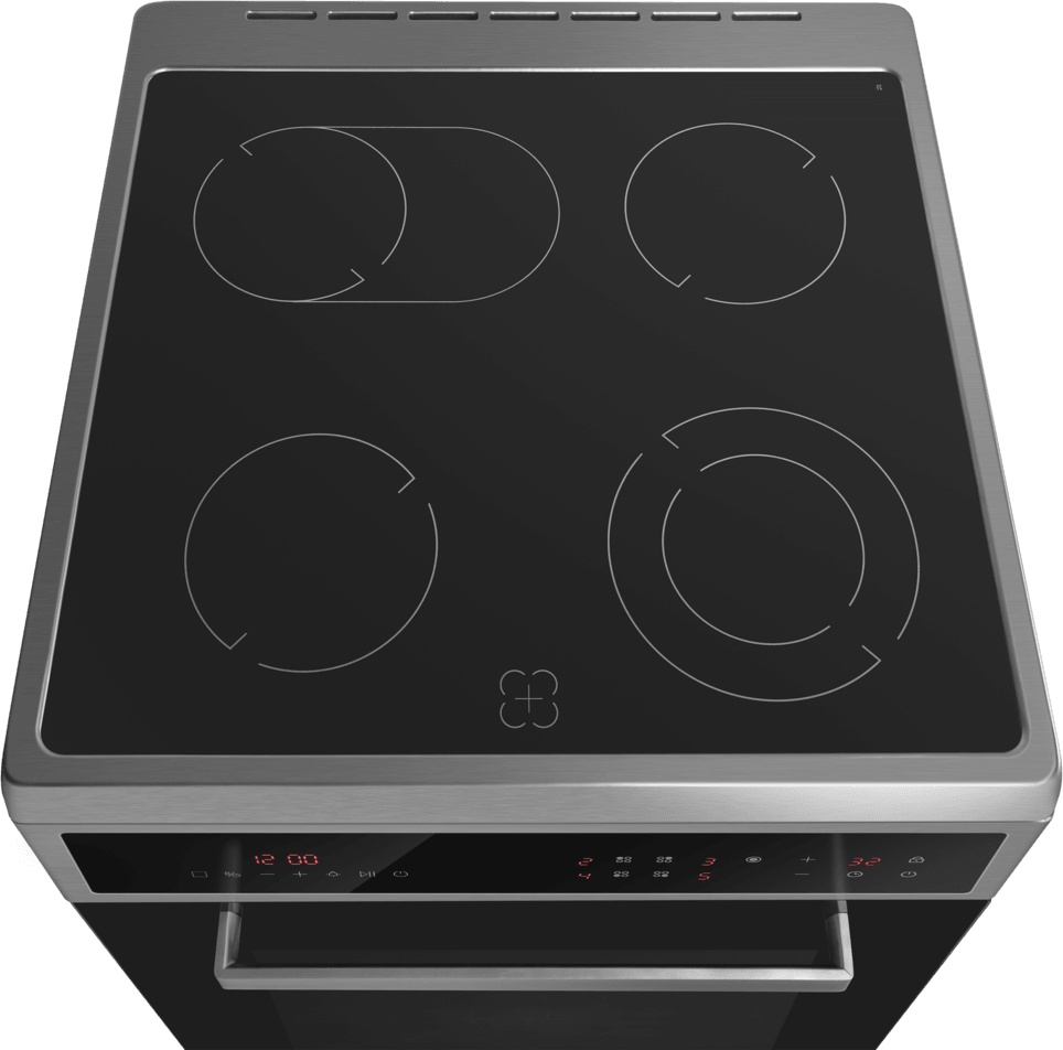 Кухонная плита MAUNFELD MEC611CS10TD стальной