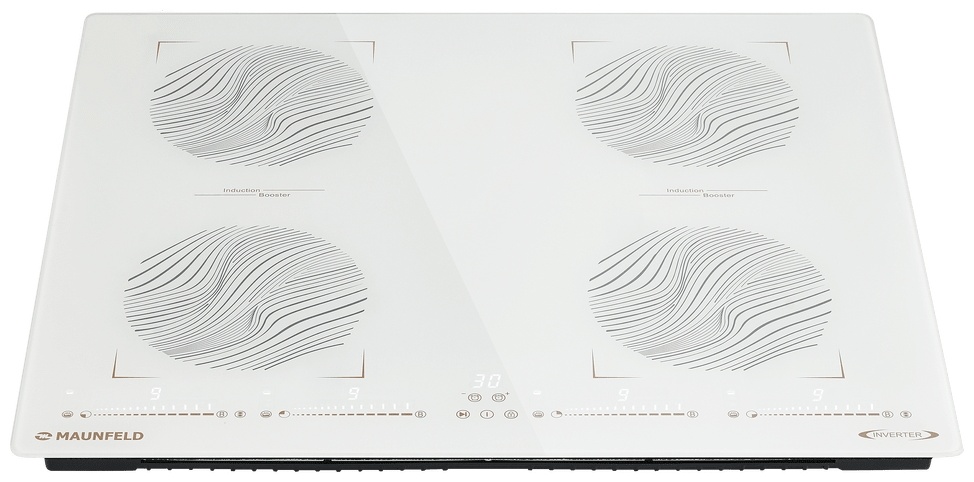 Варочная поверхность MAUNFELD CVI594SB2WHF Inverter белый