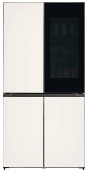 Холодильник LG GR-X24FQEKM, бежевый