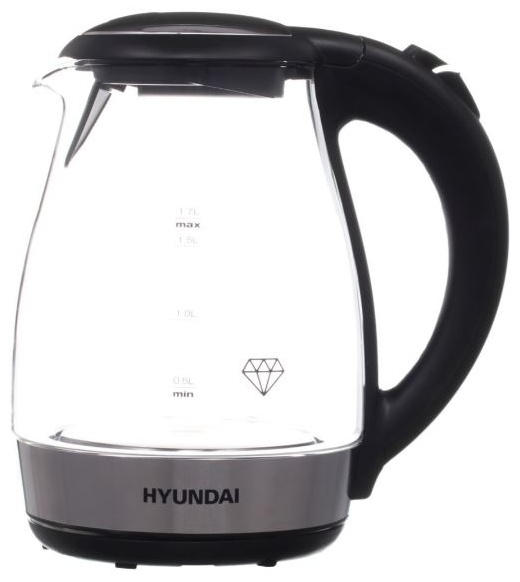 Электрочайник Hyundai HYK-G2030 прозрачный