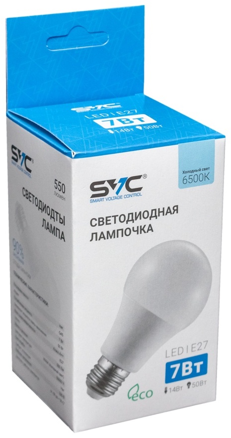 Лампочка SVC G45-7W-E27-6500K 7W E27 1 шт