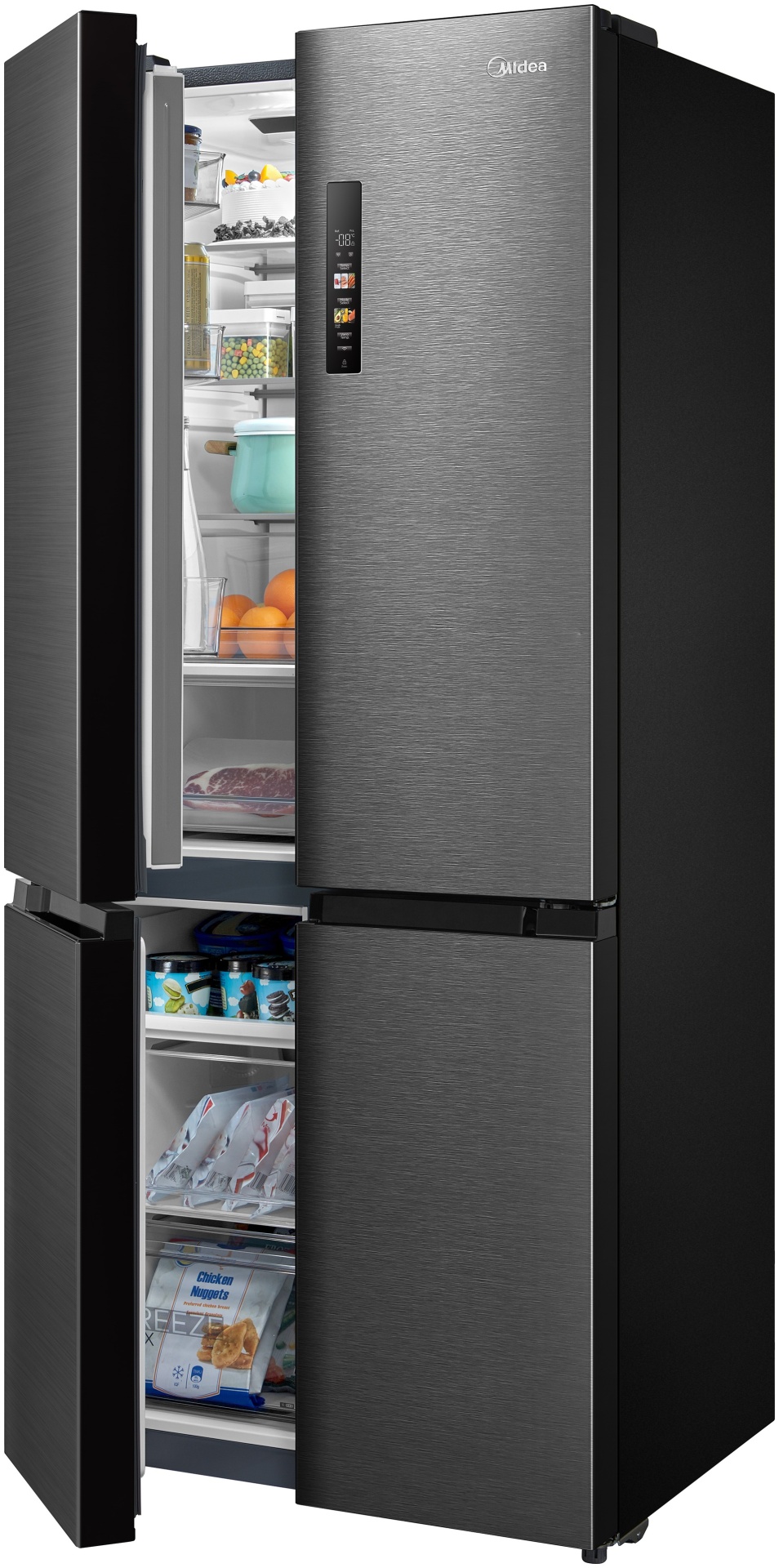 Холодильник Midea MDRM691MIE46 серый