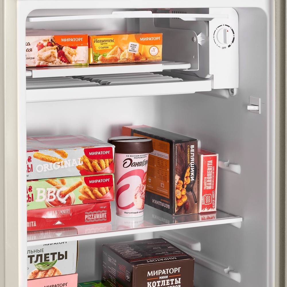 Холодильник MAUNFELD MFF83RBG бежевый