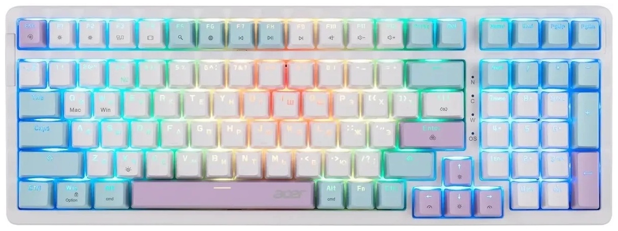 Клавиатура Acer OKW304 ZL.KBDCC.01V, фиолетовая