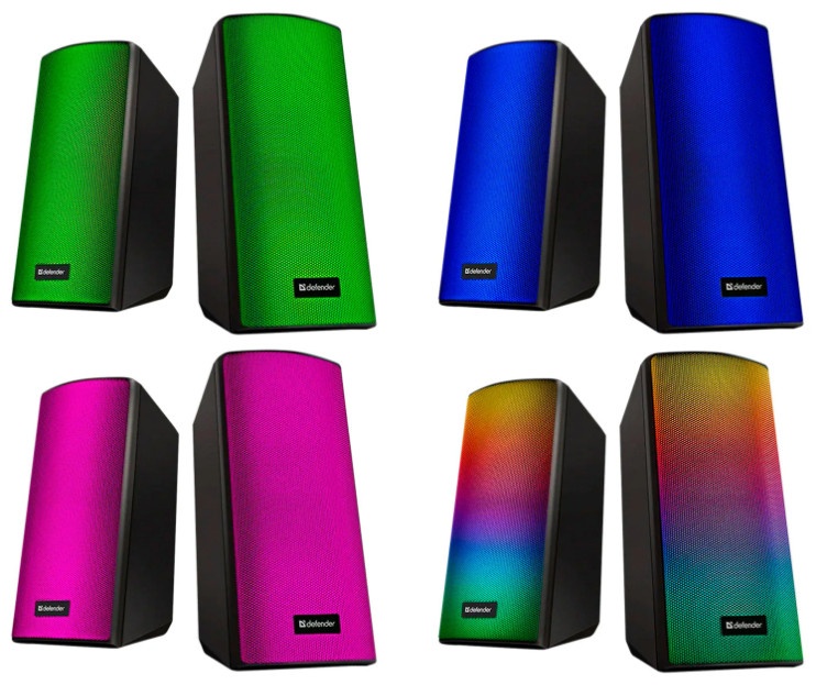 Компьютерные колонки Defender Spitfire черный