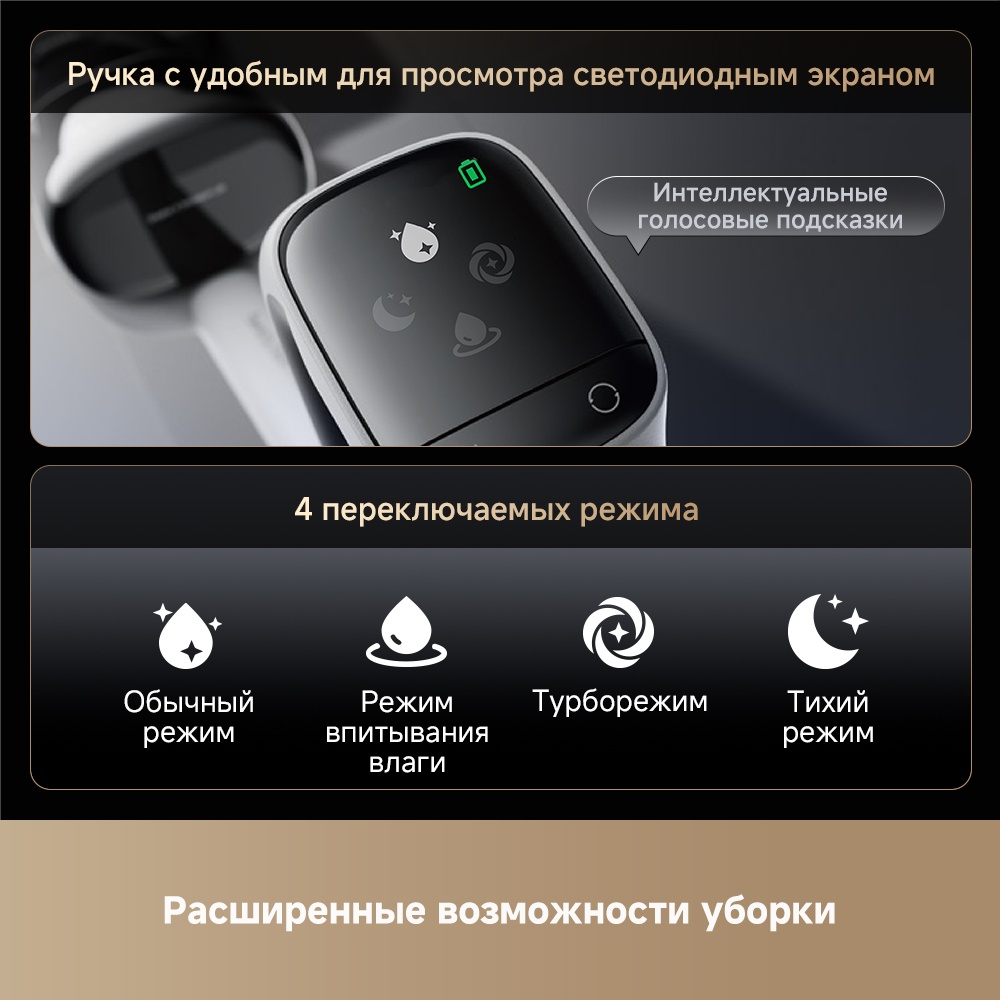 Пылесос DREAME G12 черный