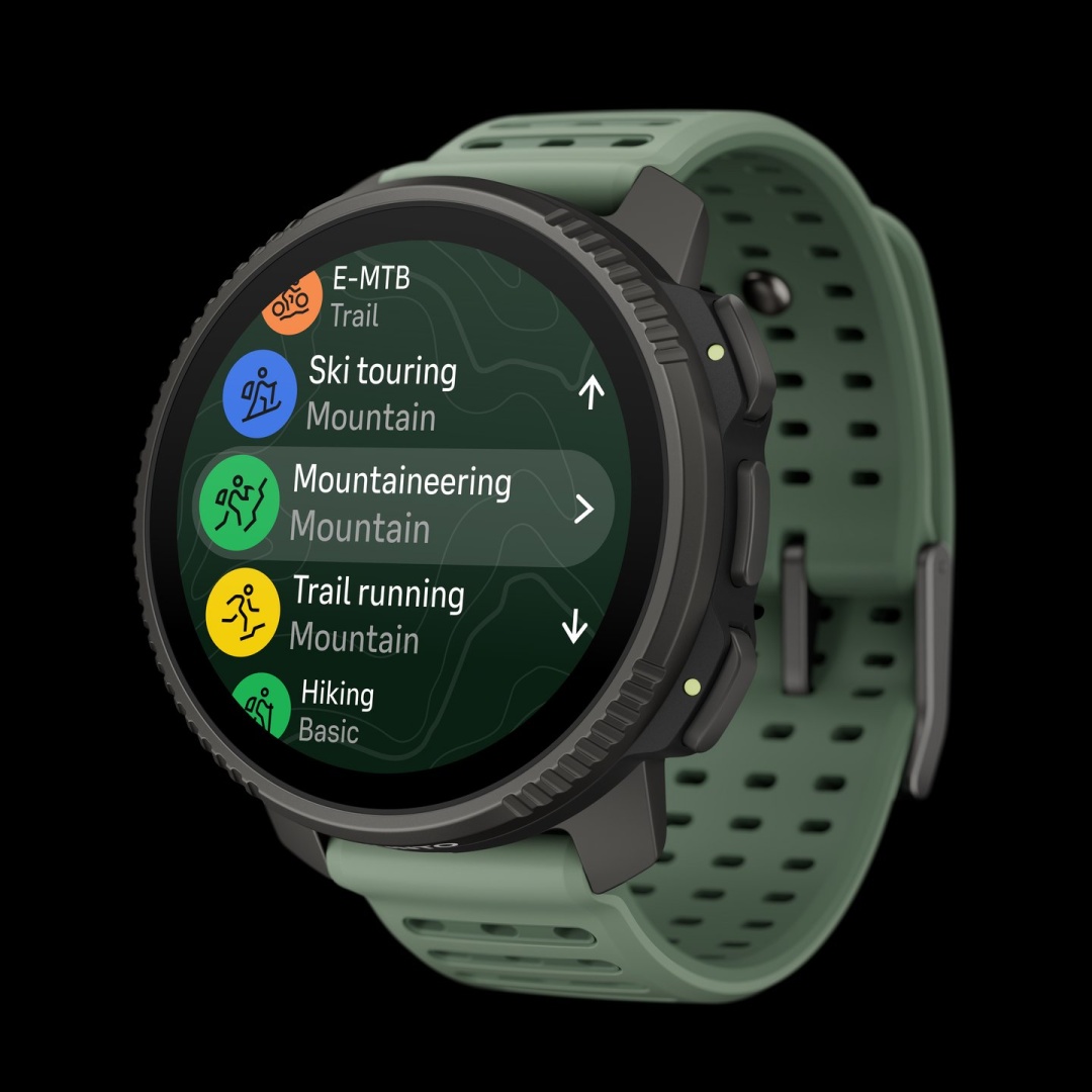 Смарт-часы Suunto VERTICAL 2 TITANIUM 49 мм черный-зеленый