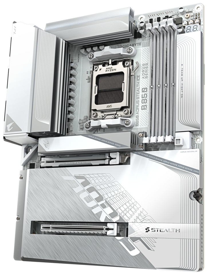 Материнская плата GIGABYTE B850 AORUS STEALTH ICE