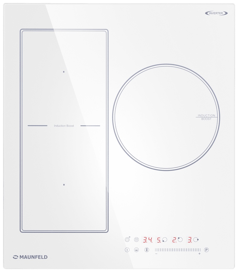 Варочная поверхность MAUNFELD CVI453SBWH Inverter белый