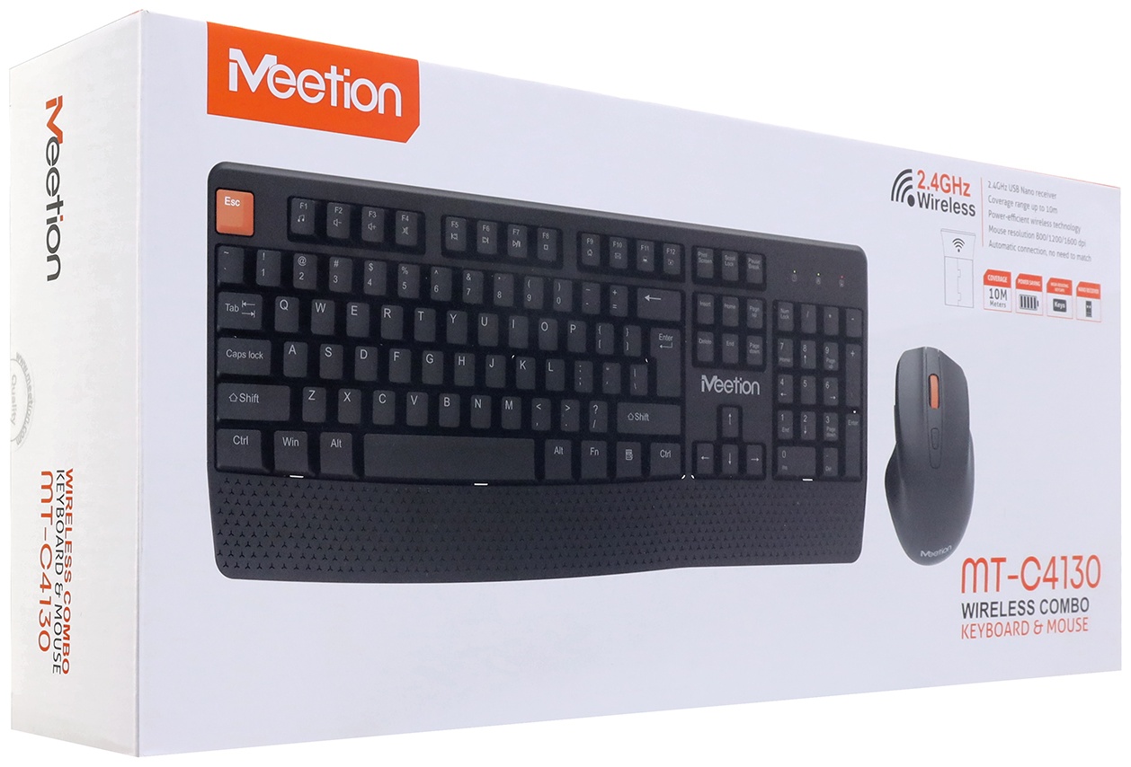 Клавиатура MeeTion MT-C4130 Black черный