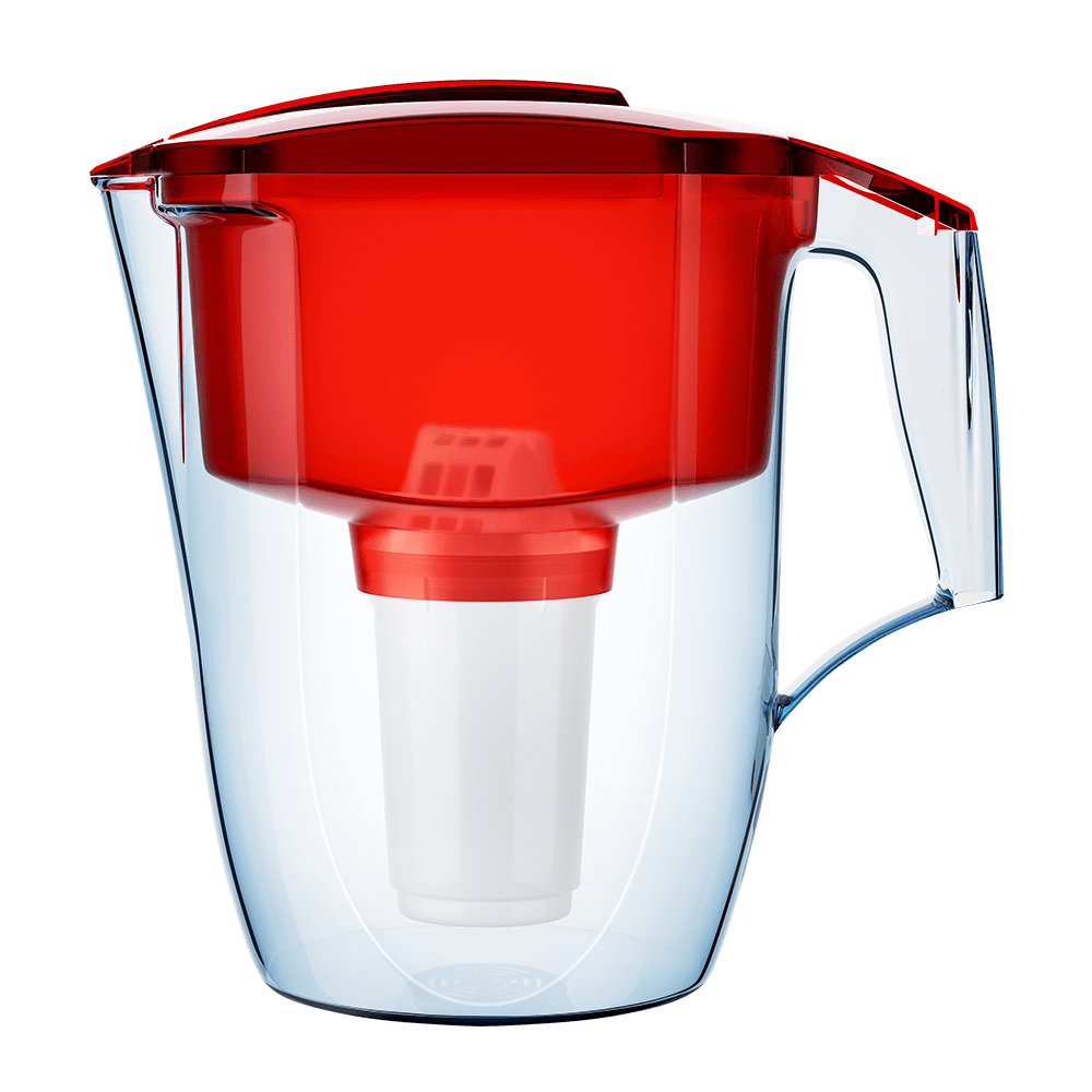 Фильтр-кувшин для воды Аквафор Гарри Р42А5N, красный