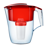 Фильтр-кувшин для воды Аквафор Гарри Р42А5N, красный