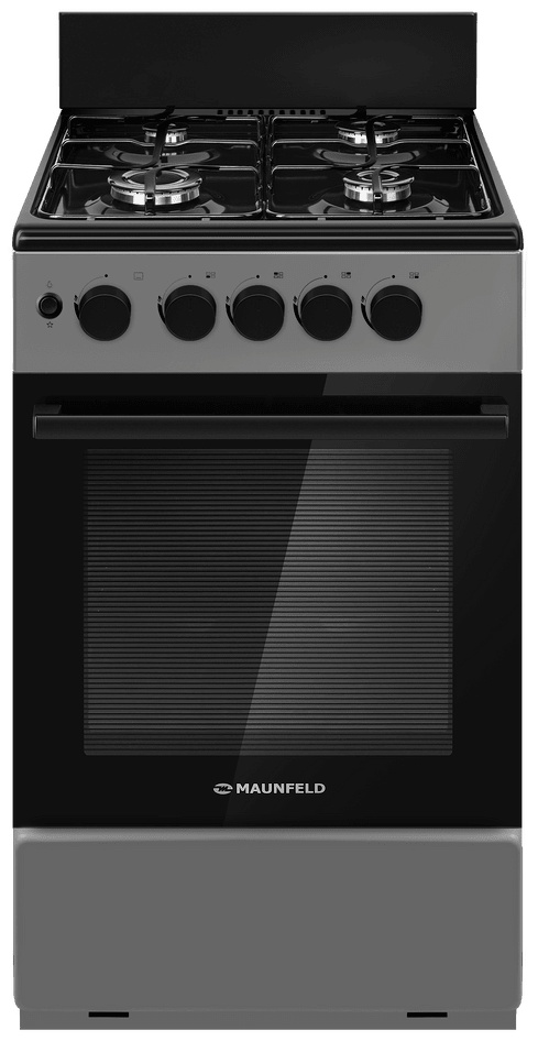 Варочная поверхность MAUNFELD MGC50GEGR08 черный, серый