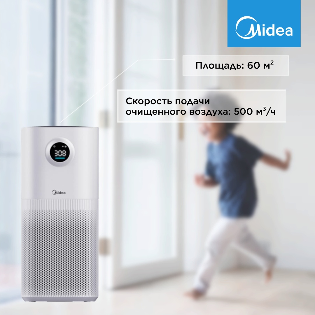 Очиститель воздуха Midea KJ500G-L1A белый