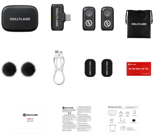 Hollyland LARK A1 Duo USB-C черный