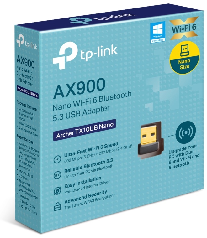 Wi-Fi адаптер TP-Link Archer TX10UB Nano