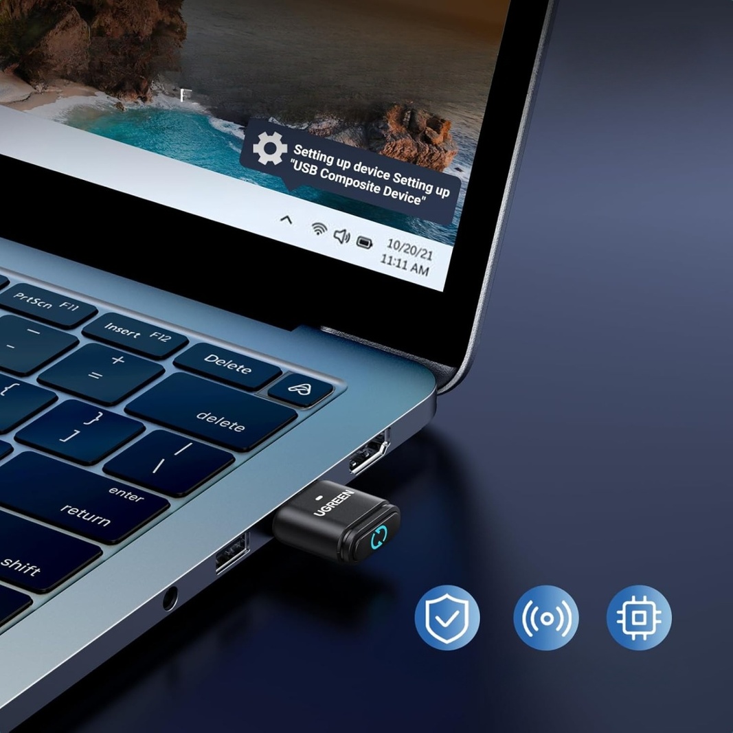 Bluetooth адаптер Ugreen BT301 35994 черный