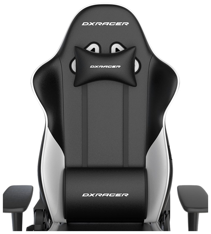 Игровое кресло DXRacer GC/LPF24LTC/NW, бело-черное