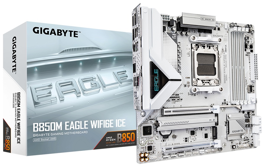 Материнская плата GIGABYTE B850M EAGLE WF6E ICE