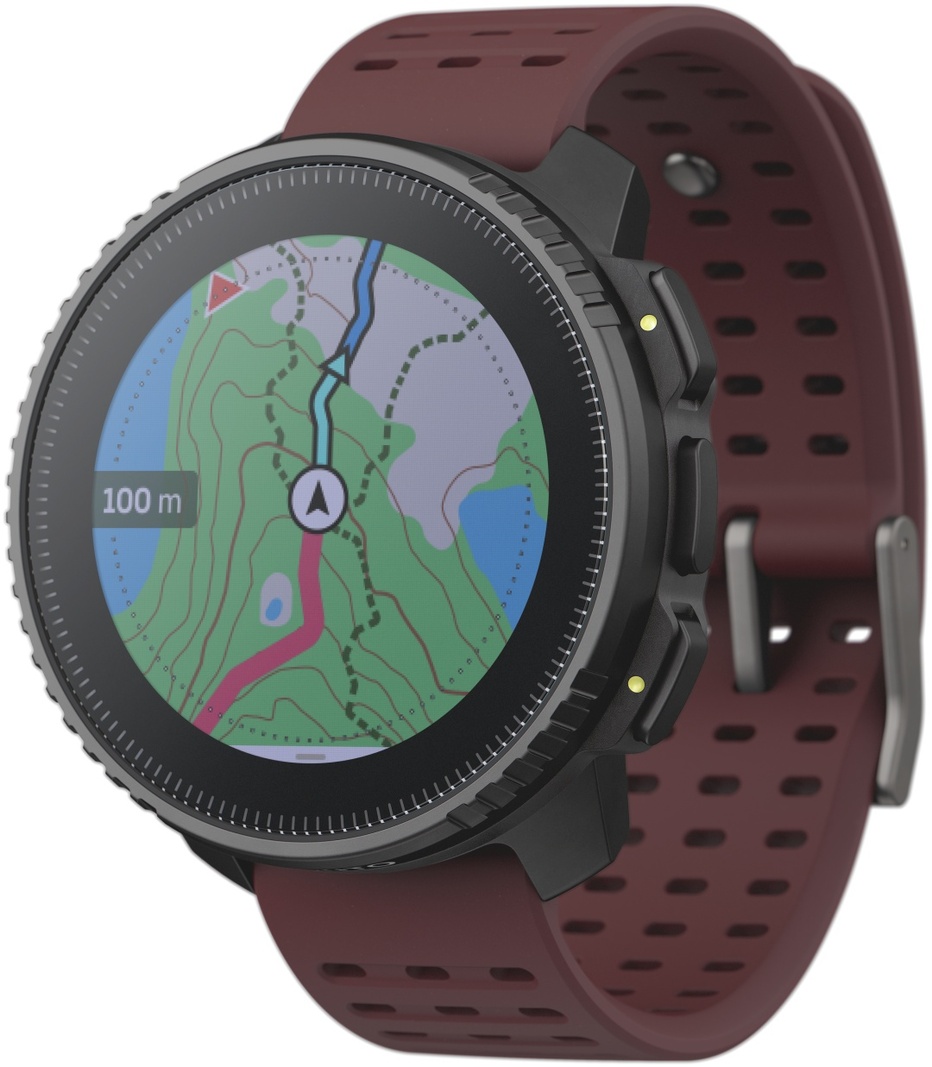 Смарт-часы Suunto VERTICAL BLACK RUBY (SS050865000) 49 мм черный-бордовый