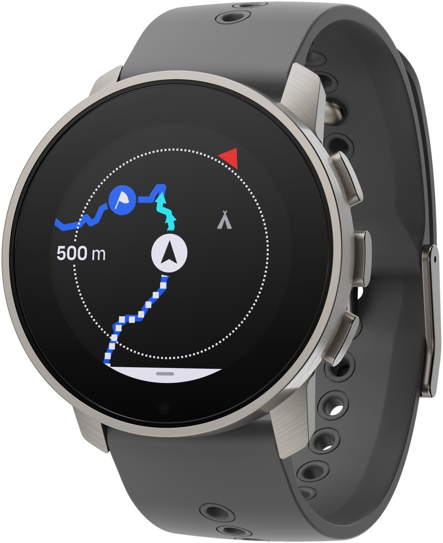 Смарт-часы Suunto 9 Peak Pro Titanium Slate SS050809000 43 мм серебристый-серый