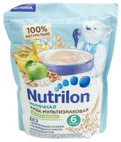 Детская каша Nutrilon молочная мультизлаковая, яблоко-банан, 200 г