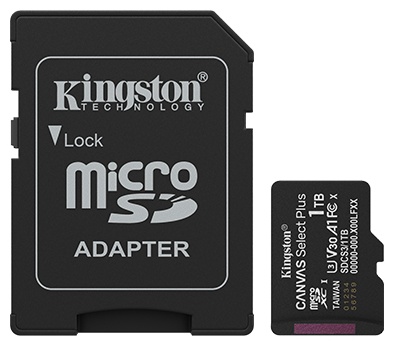 Карта памяти Kingston microSDXC SDCS3/1TB 1024 Гб