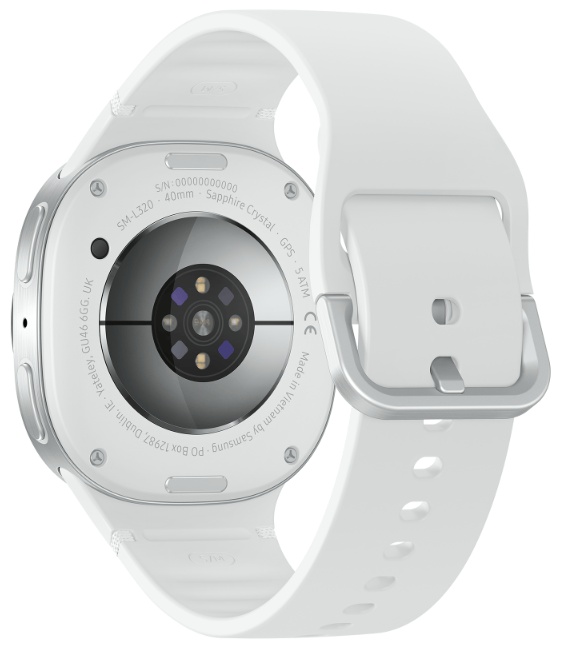 Смарт-часы Samsung Galaxy Watch 8 40 мм серебристый-белый