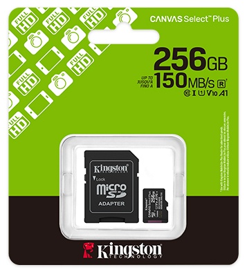 Карта памяти Kingston microSDXC SDCS3/256GB 256 Гб