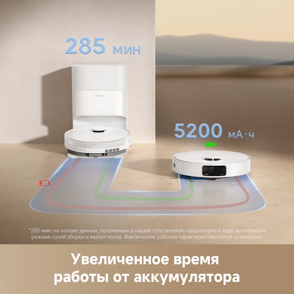 Робот-пылесос DREAME Robot Vacuum D20 Plus белый