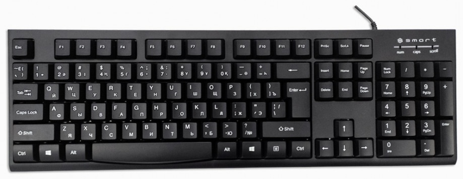 Клавиатура SMART KM-100 черный