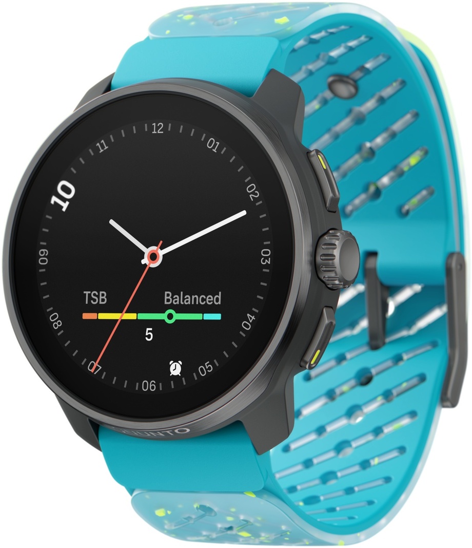 Смарт-часы Suunto Race S Titanium Courtney SS051153000 45 мм черный-голубой