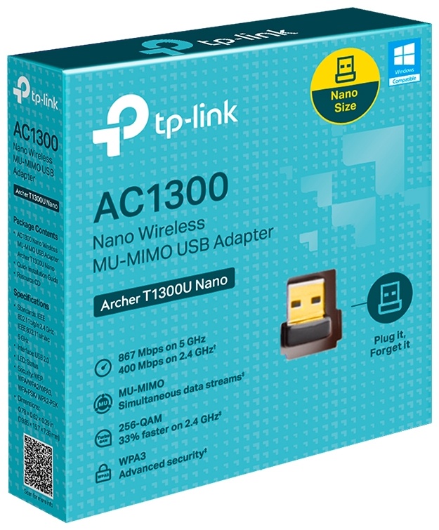 Wi-Fi адаптер TP-Link Archer T1300U Nano