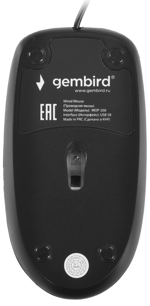 Мышь Gembird MOP-200 черный