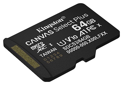 Карта памяти Kingston microSDXC SDCS3/64GBSP 64 Гб