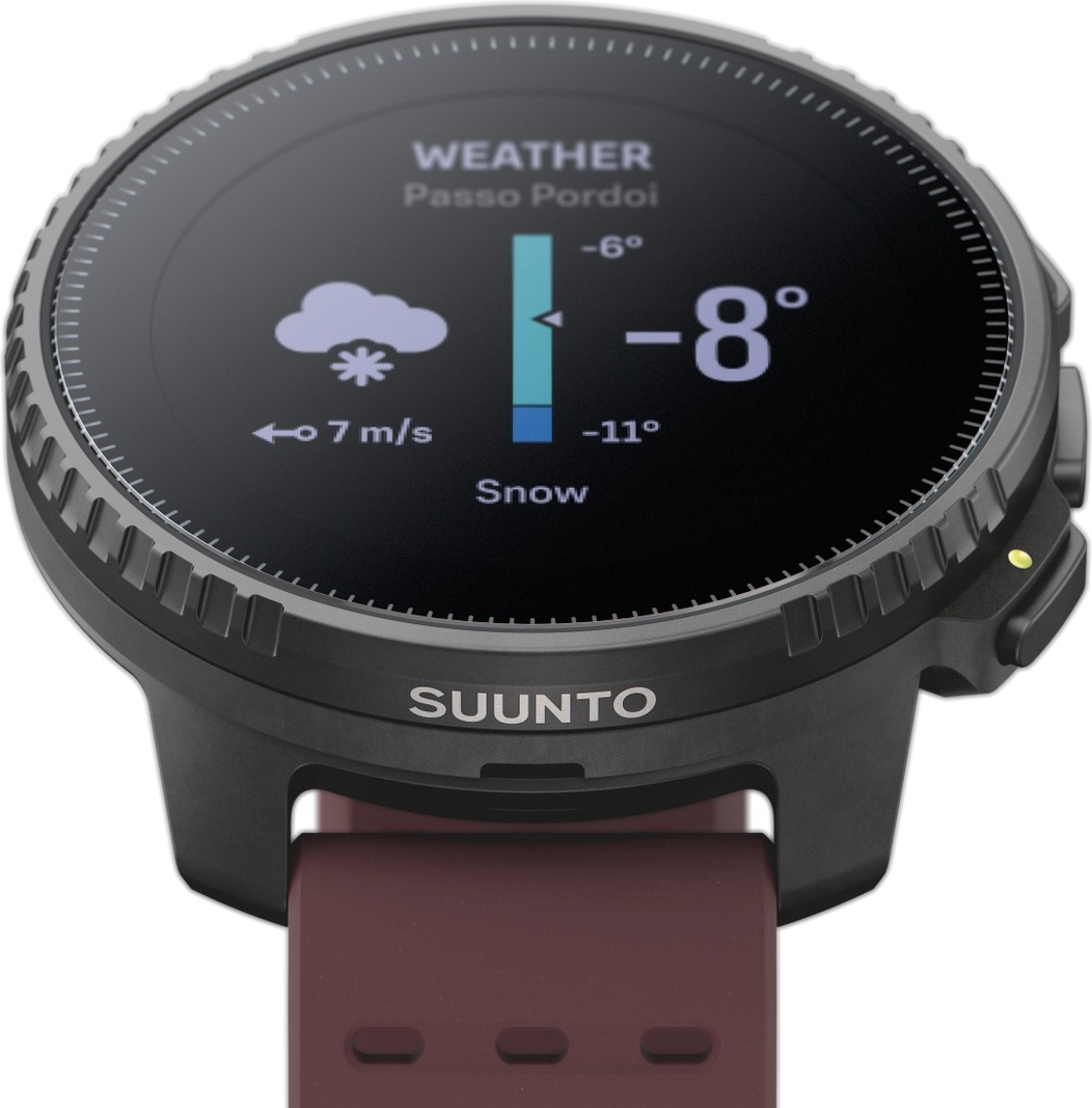 Смарт-часы Suunto VERTICAL BLACK RUBY (SS050865000) 49 мм черный-бордовый