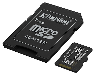 Карта памяти Kingston microSDXC SDCS3/64GB 64 Гб
