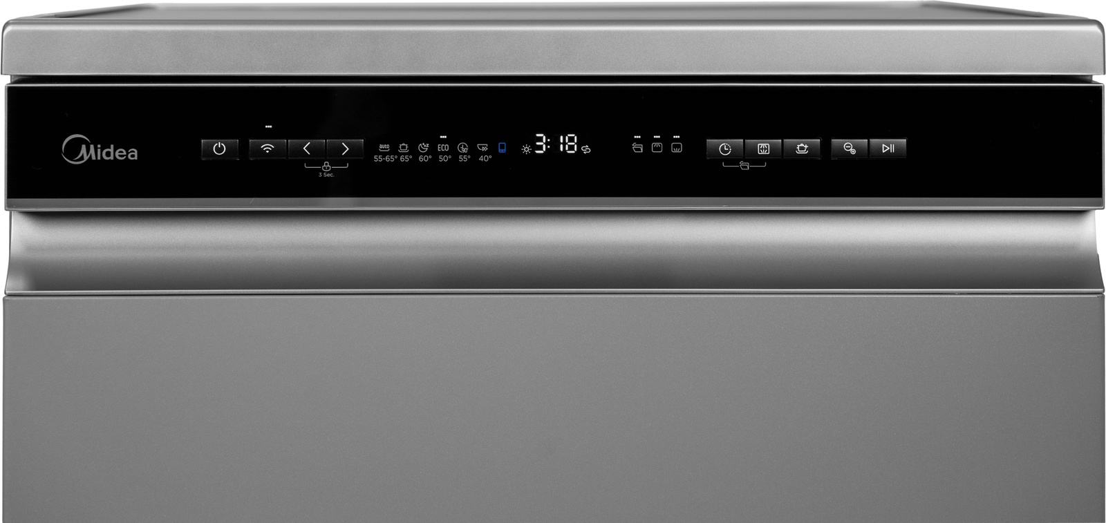 Посудомоечная машина Midea MDWF-6029СLS серый