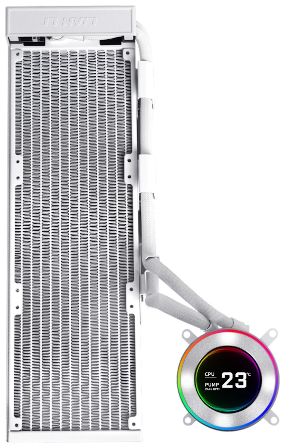 Кулер LIAN LI Hydroshift ll LCD-C 360N White G89.GHS2LCD36W.00