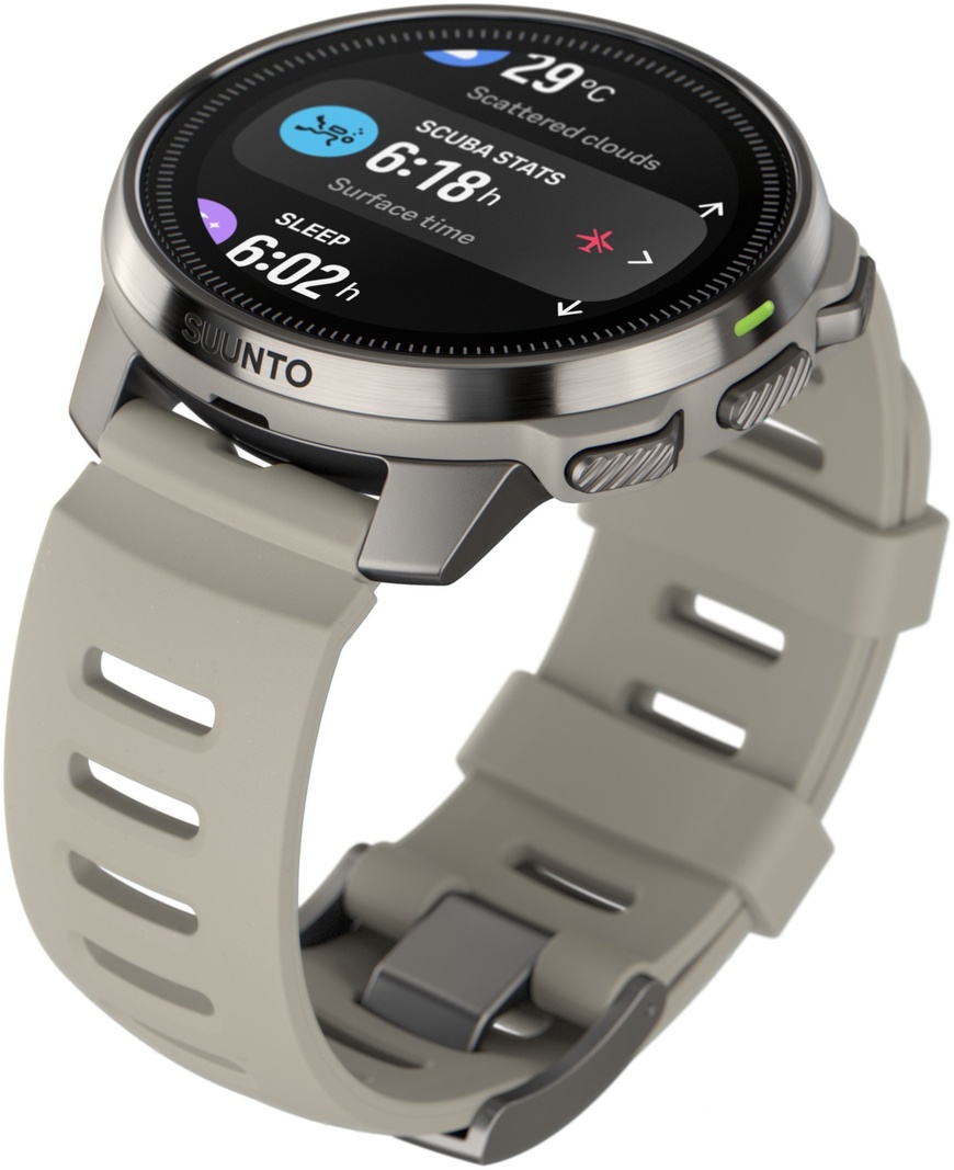 Смарт-часы Suunto OCEAN SAND (SS050984000) 50 мм серебристый-бежевый